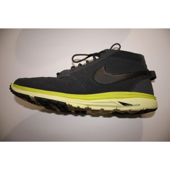 Nike lunar Braata mid oms grey atomic green sneakers mens 10.5